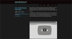 Desktop Screenshot of etechtour.com